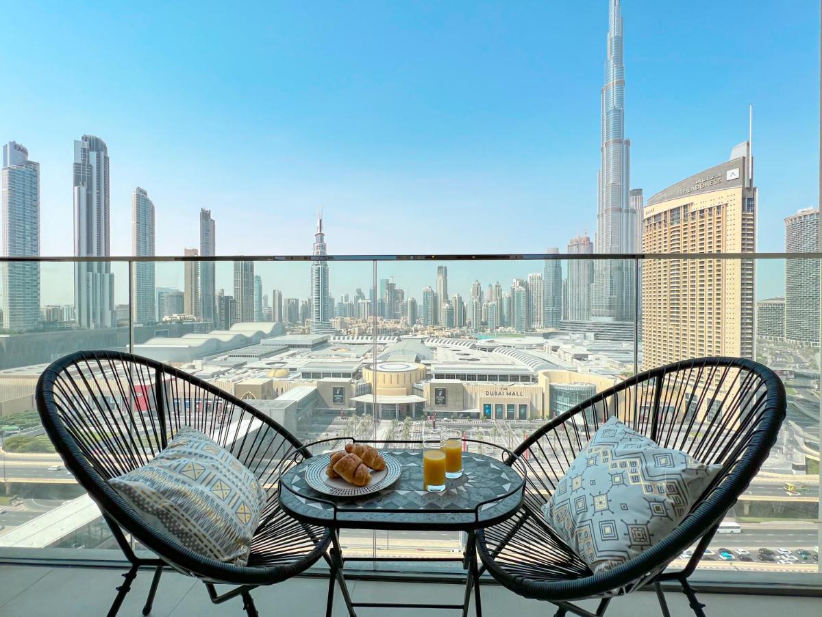 Stylish 2 Bedroom Dior-Inspired Apartment Connected To Dubai Mall Exteriör bild