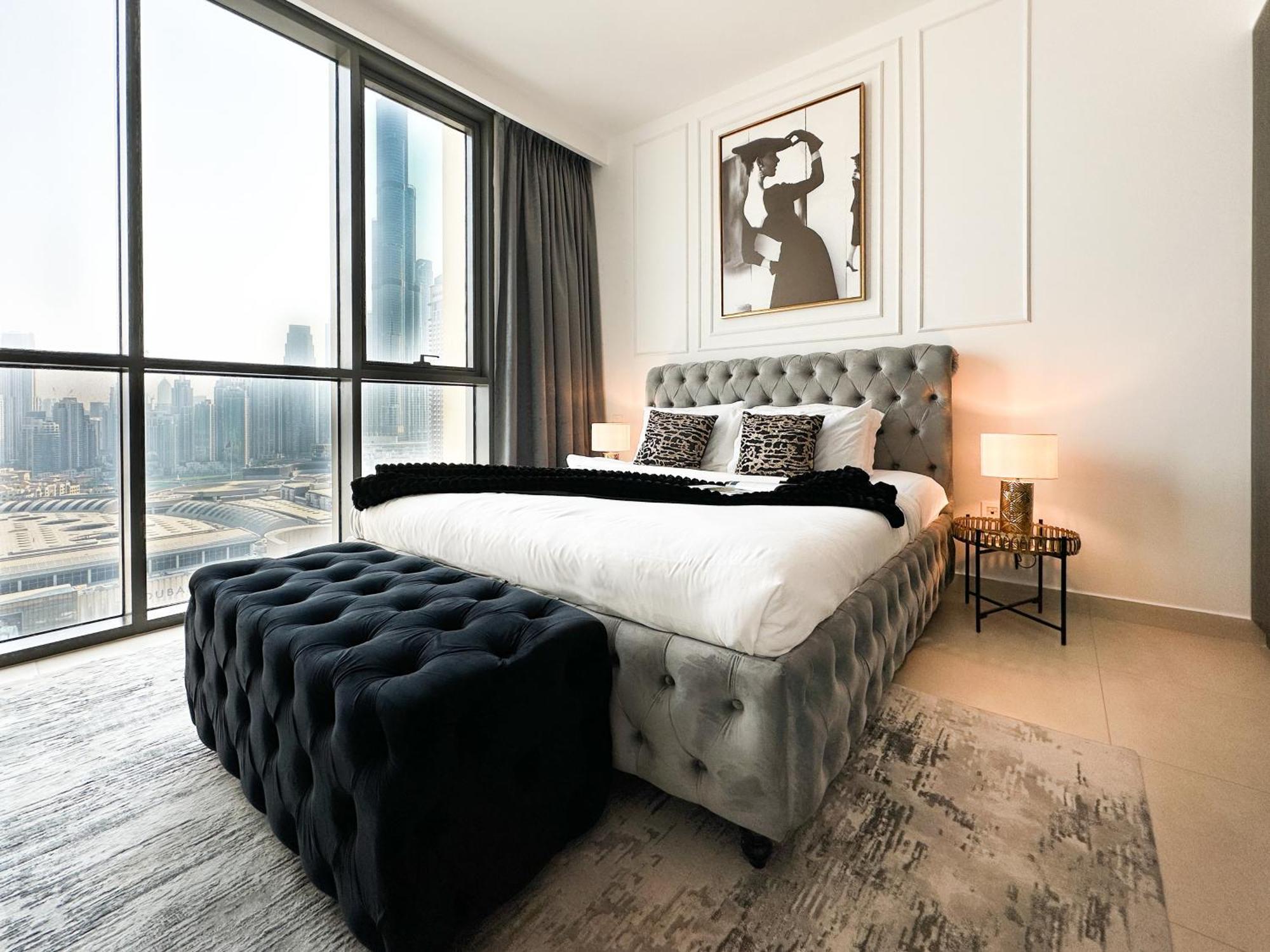Stylish 2 Bedroom Dior-Inspired Apartment Connected To Dubai Mall Exteriör bild